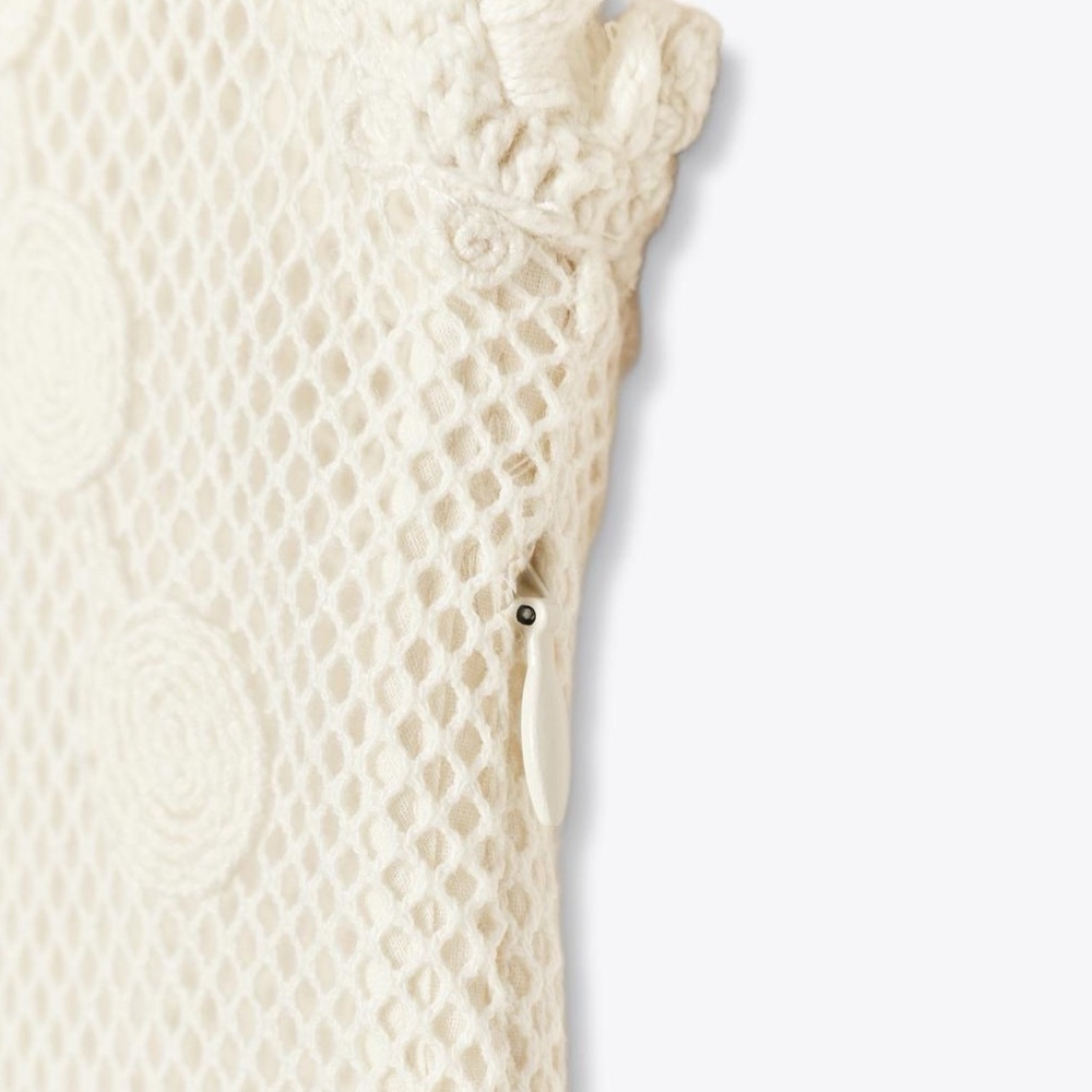 ZARA Embroidered Crochet Combination Dress. Zw Collection - Picture 7 of 10